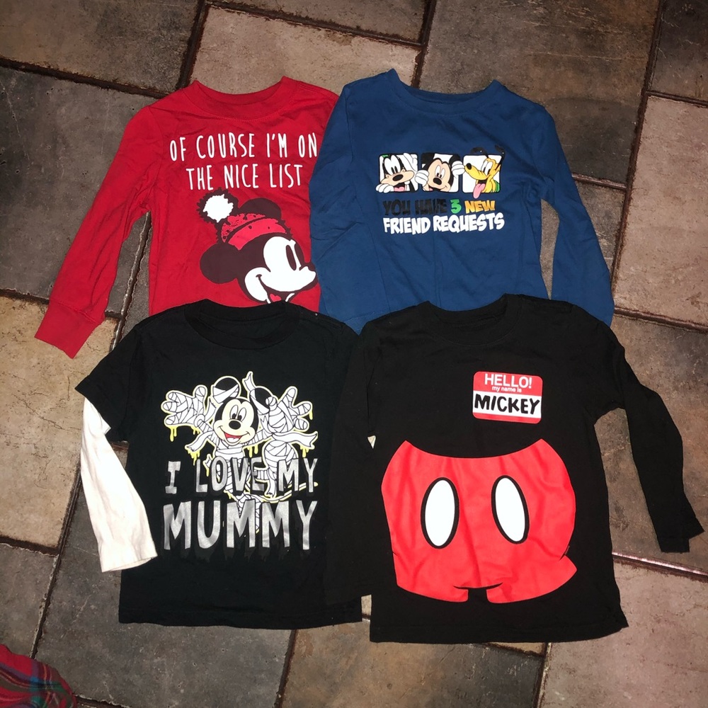 Long Sleeve Mickey Bundle - 3T